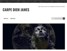 Tablet Screenshot of carpediemjames.com